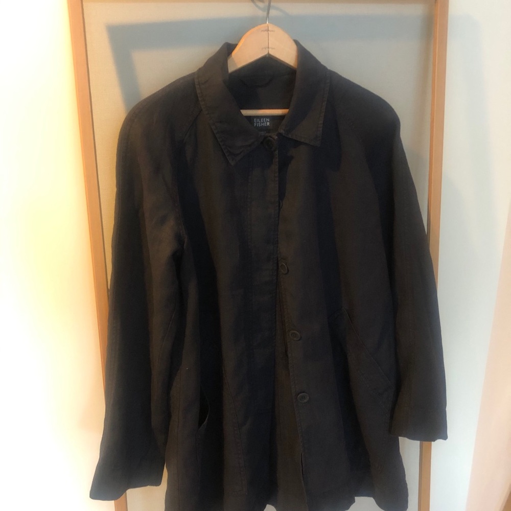 Eileen Fisher linen jacket